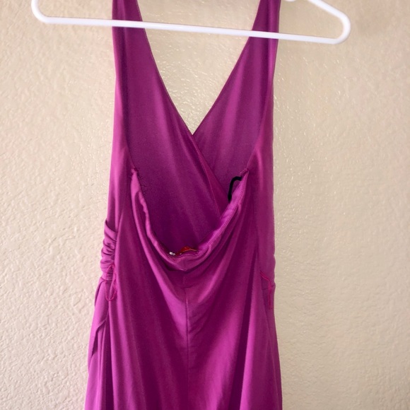 Pink Magenta Halter Dress Small - Picture 6 of 8